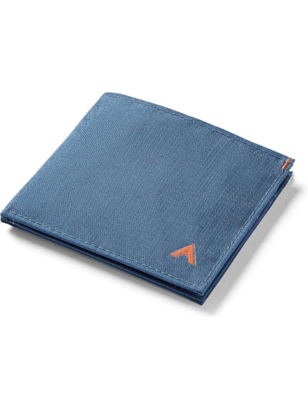 Slim RFID Blocking ID Wallet - Compact Bifold in Indigo Blue, Durable Nylon